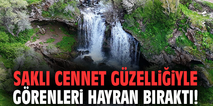 Saklı cennet güzelliğiyle görenleri hayran bıraktı!