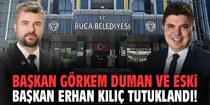 Başkan Görkem Duman ve Eski Başkan Erhan Kılıç tutuklandı!