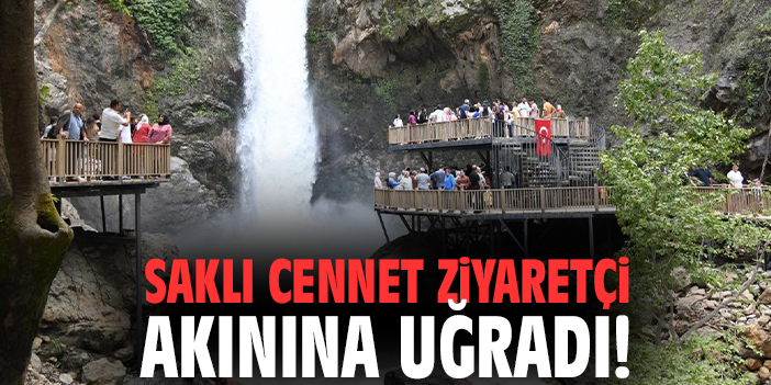 Saklı cennet ziyaretçi akınına uğradı!