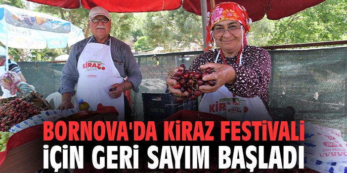 Bornova'da Kiraz Festivali için geri sayım başladı