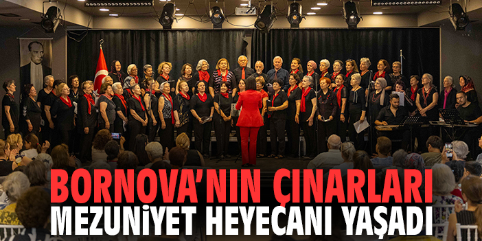 Bornova’nın çınarları mezuniyet heyecanı yaşadı
