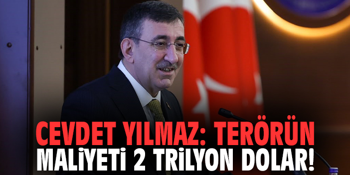 Cevdet Yılmaz: Terörün maliyeti 2 trilyon dolar!