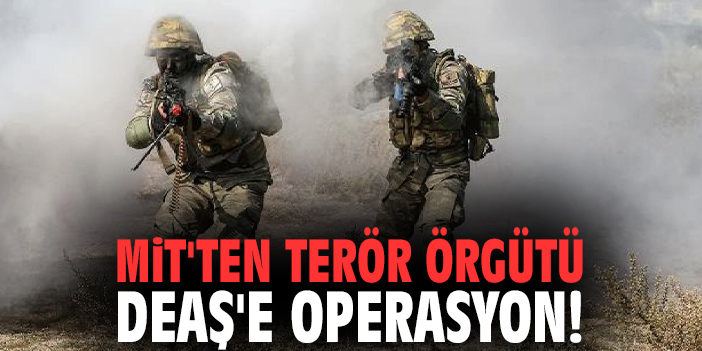 MİT'ten terör örgütü DEAŞ'e operasyon!