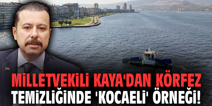 Milletvekili Kaya'dan körfez temizliğinde 'Kocaeli' örneği!
