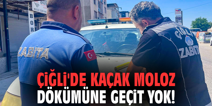Çiğli'de kaçak moloz dökümüne geçit yok!