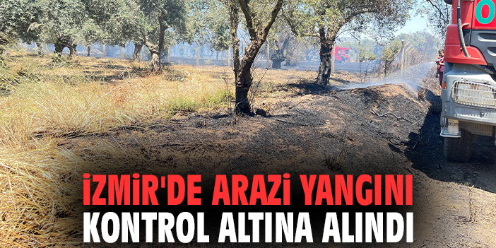 İzmir'de arazi yangını kontrol altına alındı
