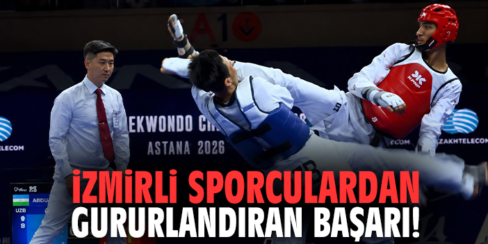 İzmirli sporculardan gururlandıran başarı!