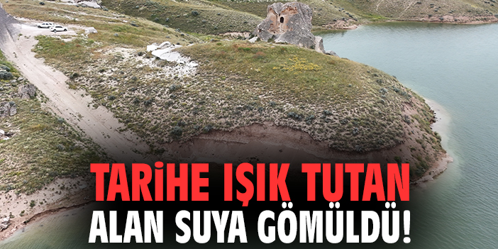 Tarihe ışık tutan alan suya gömüldü!