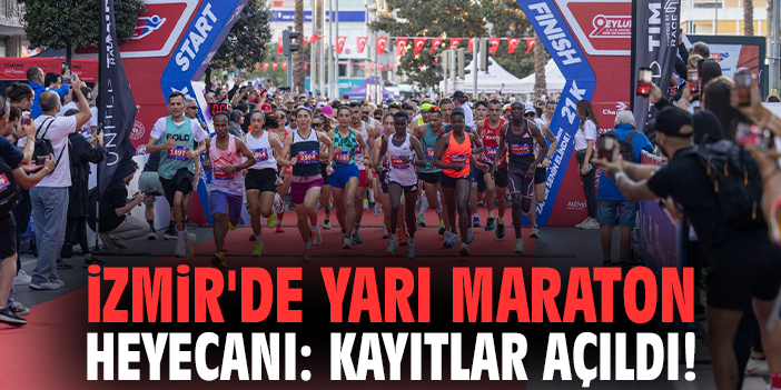 İzmir'de yarı maraton heyecanı: Kayıtlar açıldı!