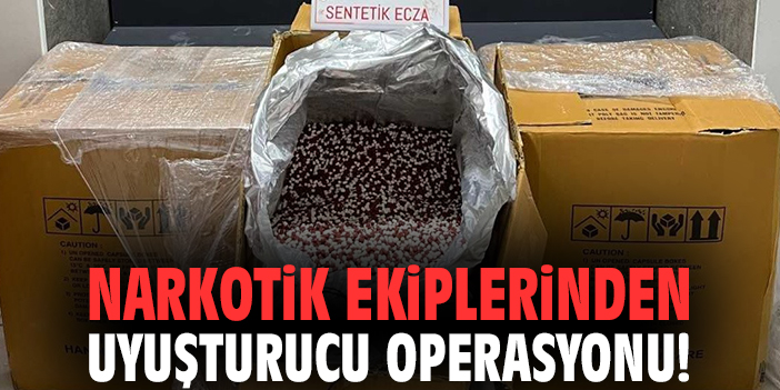 İzmir'de narkotik ekiplerinden uyuşturucu operasyonu!