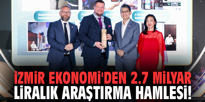 İzmir Ekonomi'den 2.7 milyar liralık araştırma hamlesi!