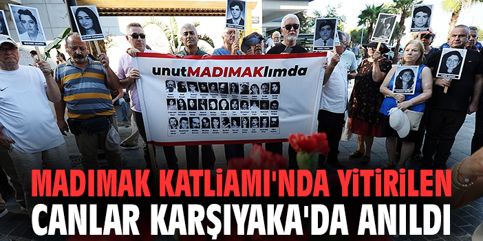 Madımak Katliamı'nda yitirilen canlar Karşıyaka'da anıldı