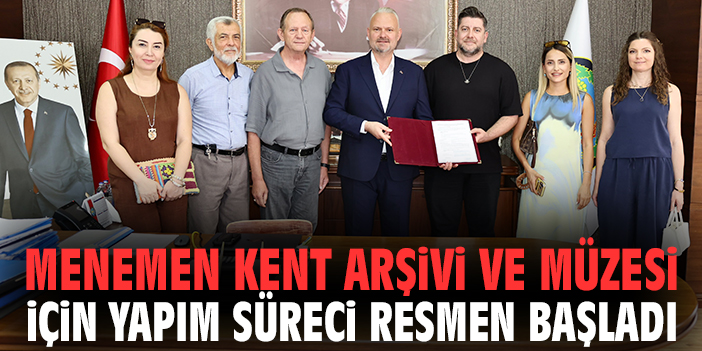Menemen Kent Arşivi ve Müzesi için yapım süreci resmen başladı