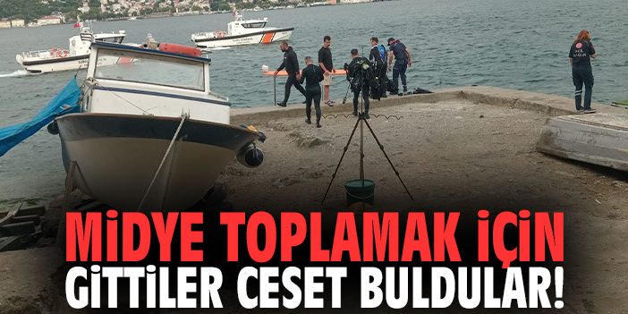 Midye toplamak için gittiler ceset buldular!