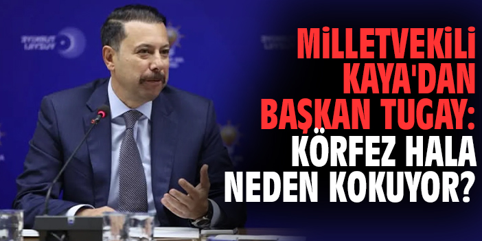 Milletvekili Kaya'dan Başkan Tugay: Körfez hala neden kokuyor?