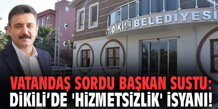 Vatandaş sordu Başkan sustu: Dikili’de yol, çöp ve sivrisinek tepkisi