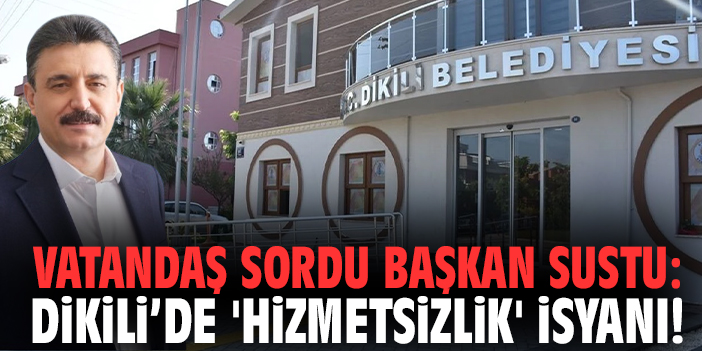 Vatandaş sordu Başkan sustu: Dikili’de yol, çöp ve sivrisinek tepkisi