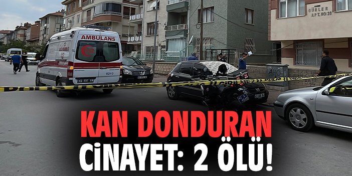 Kan donduran cinayet: 2 ölü!