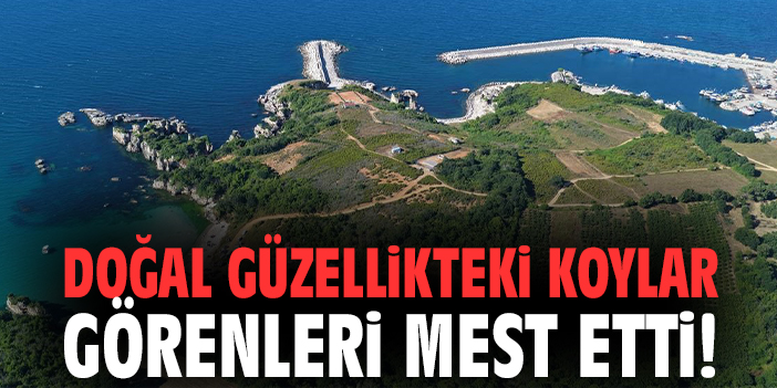 Doğal güzellikteki koylar görenleri mest etti!