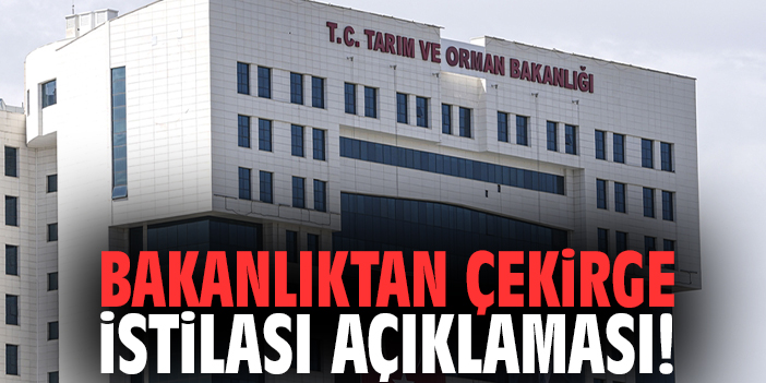 Bakanlıktan çekirge istilası açıklaması!