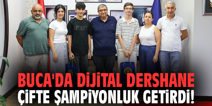 Buca'da Dijital Dershane çifte şampiyonluk getirdi!