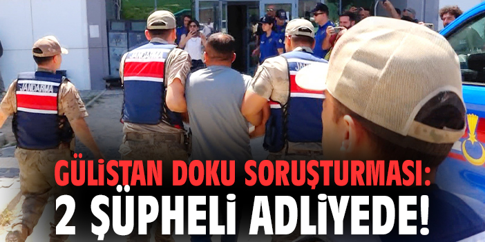 Gülistan Doku soruşturması: 2 şüpheli adliyede!