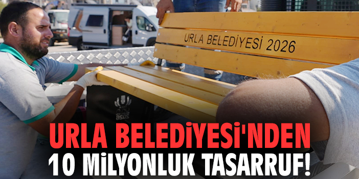 Urla Belediyesi'nden 10 milyonluk tasarruf!