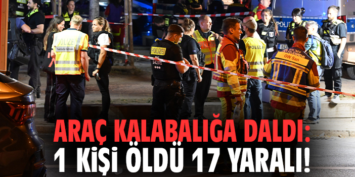 Araç kalabalığa daldı: 1 kişi öldü 17 yaralı!