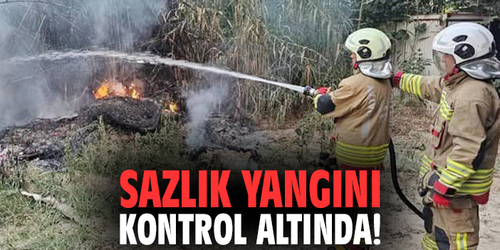 Sazlık yangını kontrol altında!