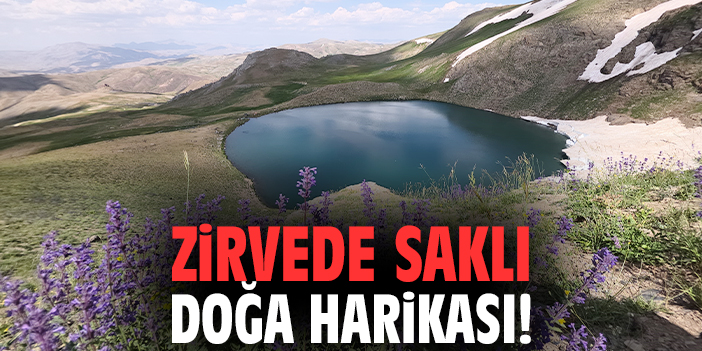 Zirvede saklı doğa harikası!