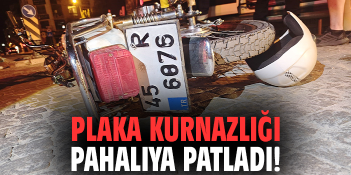 Plaka kurnazlığı pahalıya patladı!