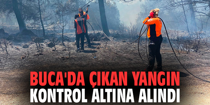 Buca'da çıkan yangın kontrol altına alındı