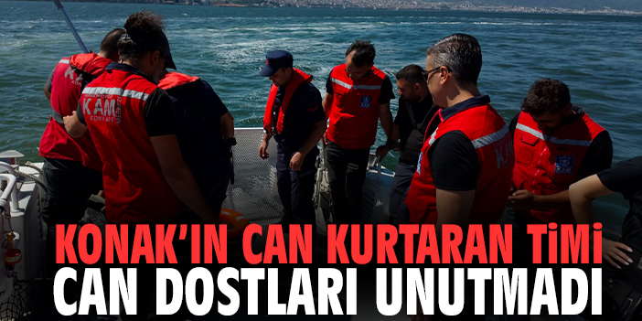 Konak’ın can kurtaran timi can dostları unutmadı
