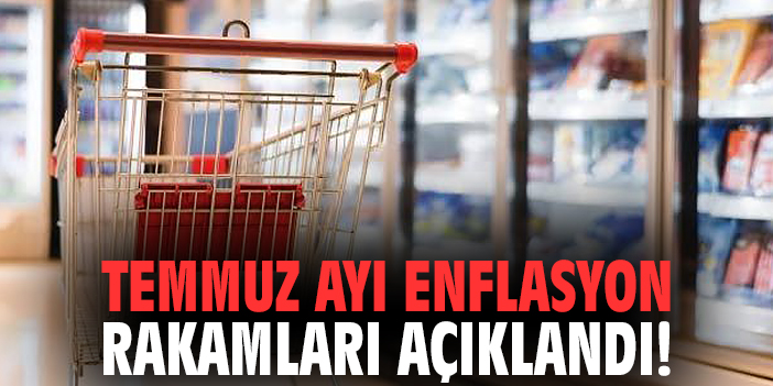 Temmuz ayı enflasyon rakamları açıklandı!