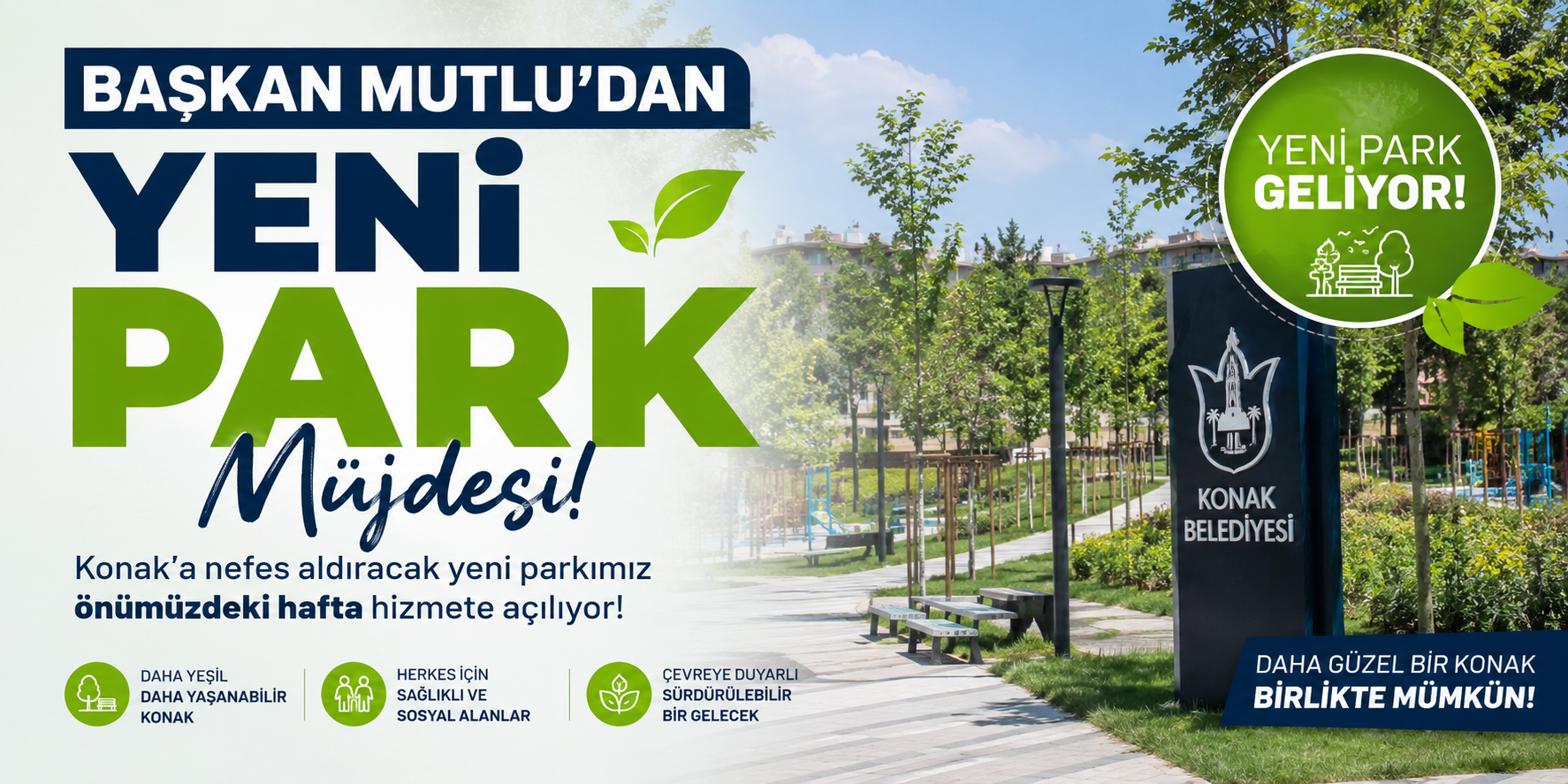 Başkan Mutlu’dan yeni park müjdesi
