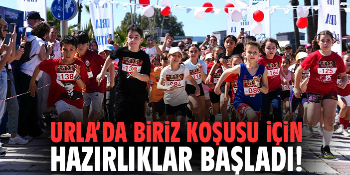 Urla’da BirİZ Koşusu için hazırlıklar başladı!