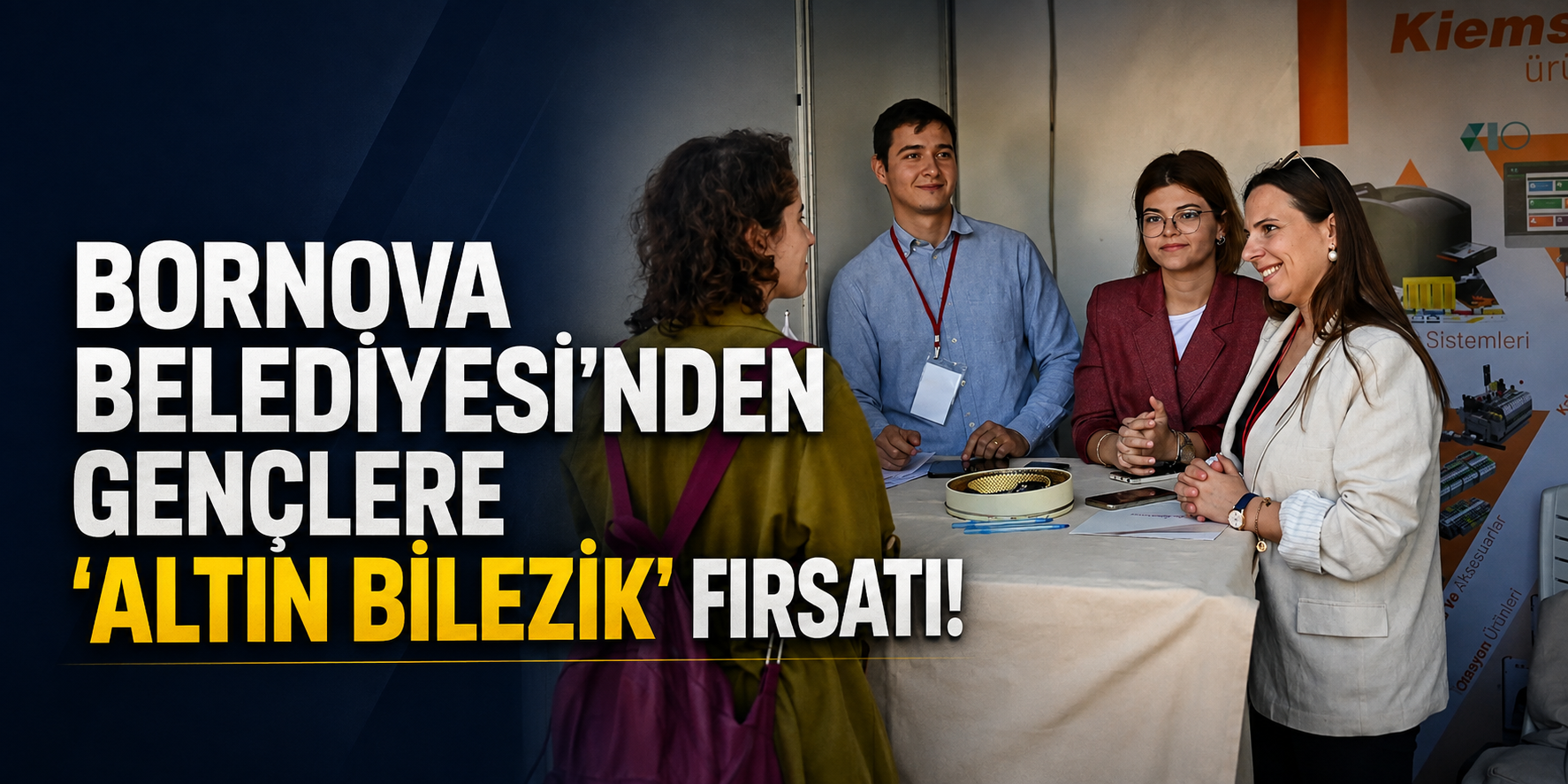 Bornova Belediyesi’nden gençlere 'Altın Bilezik' fırsatı!