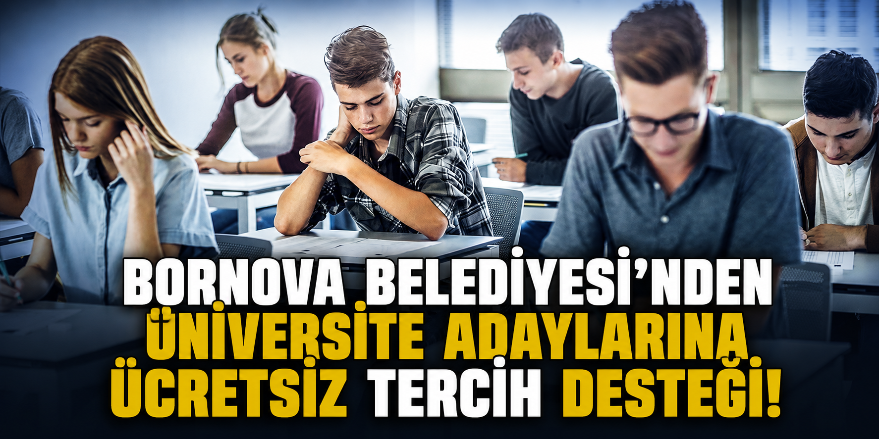 Bornova Belediyesi’nden üniversite adaylarına ücretsiz tercih desteği