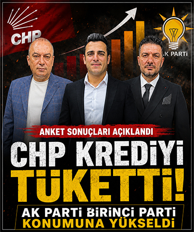 CHP Krediyi Tüketti, AK Parti Birinci Parti Konumuna Yükseldi