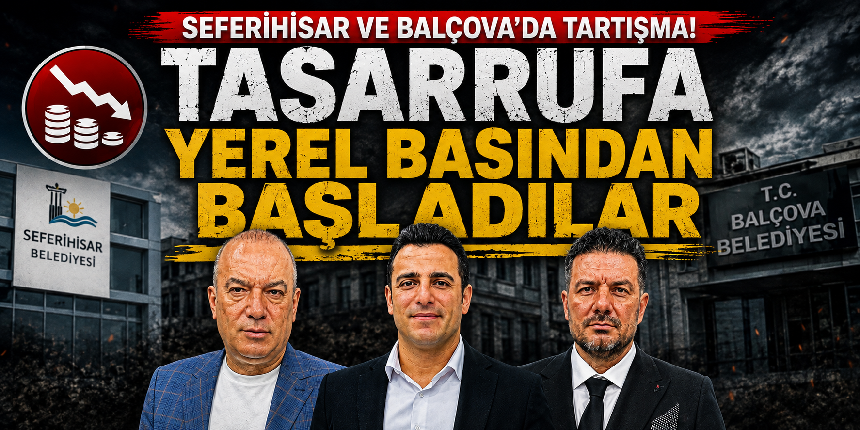 Seferihisar ve Balçova'da Tasarruf Tartışması: "Tasarrufa Yerel Basından Başladılar!"