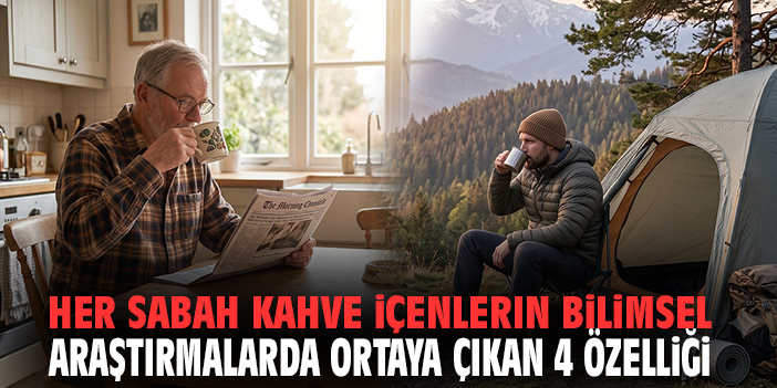 Her sabah kahve içenlerin bilimsel araştırmalarda ortaya çıkan 4 özelliği