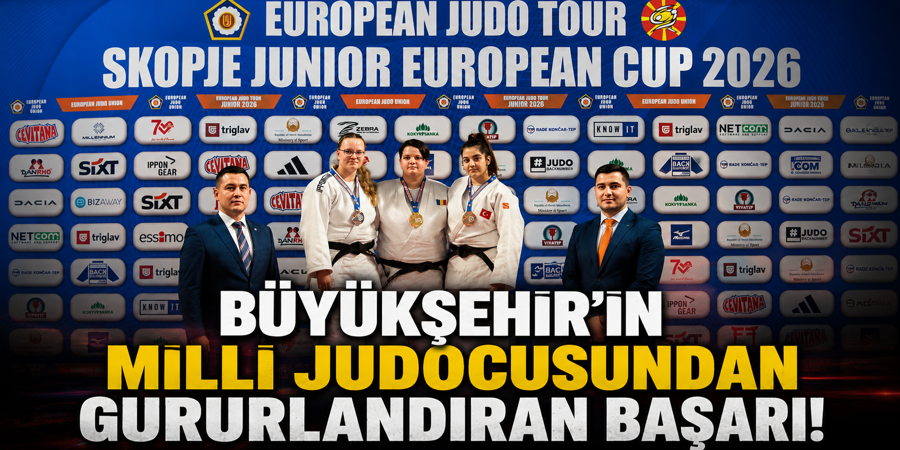 Büyükşehir’in Milli Judocusundan gururlandıran başarı!