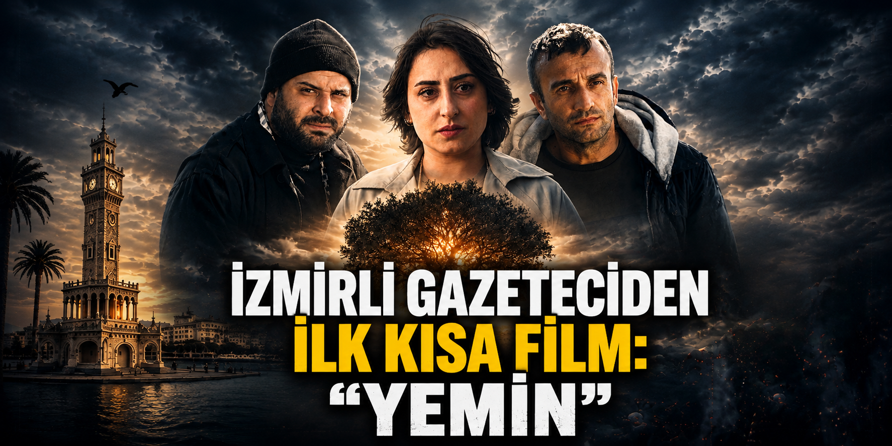 İzmirli gazeteciden ilk kısa film: “Yemin”