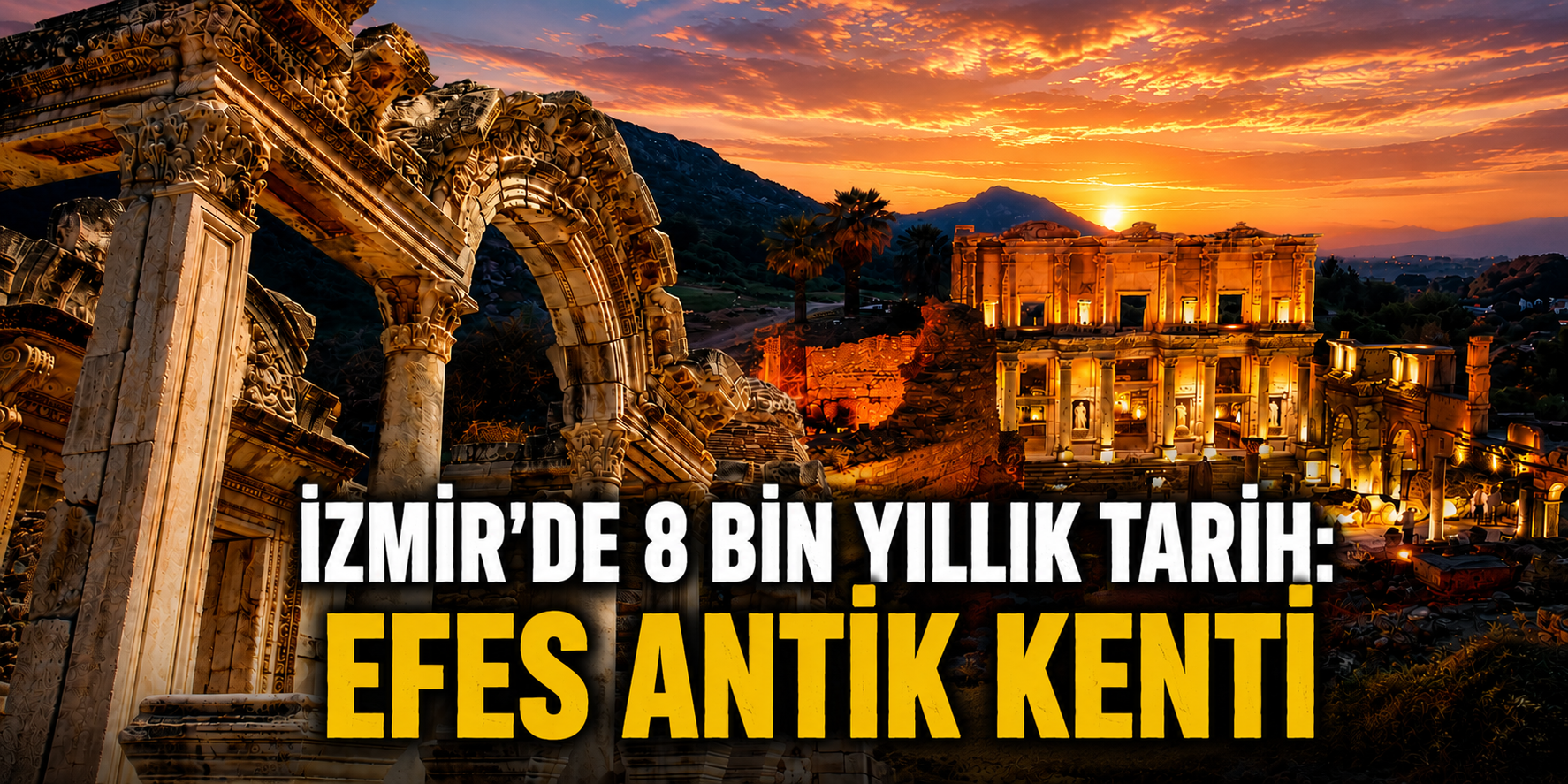İzmir’de 8 bin yıllık tarih: Efes Antik Kenti