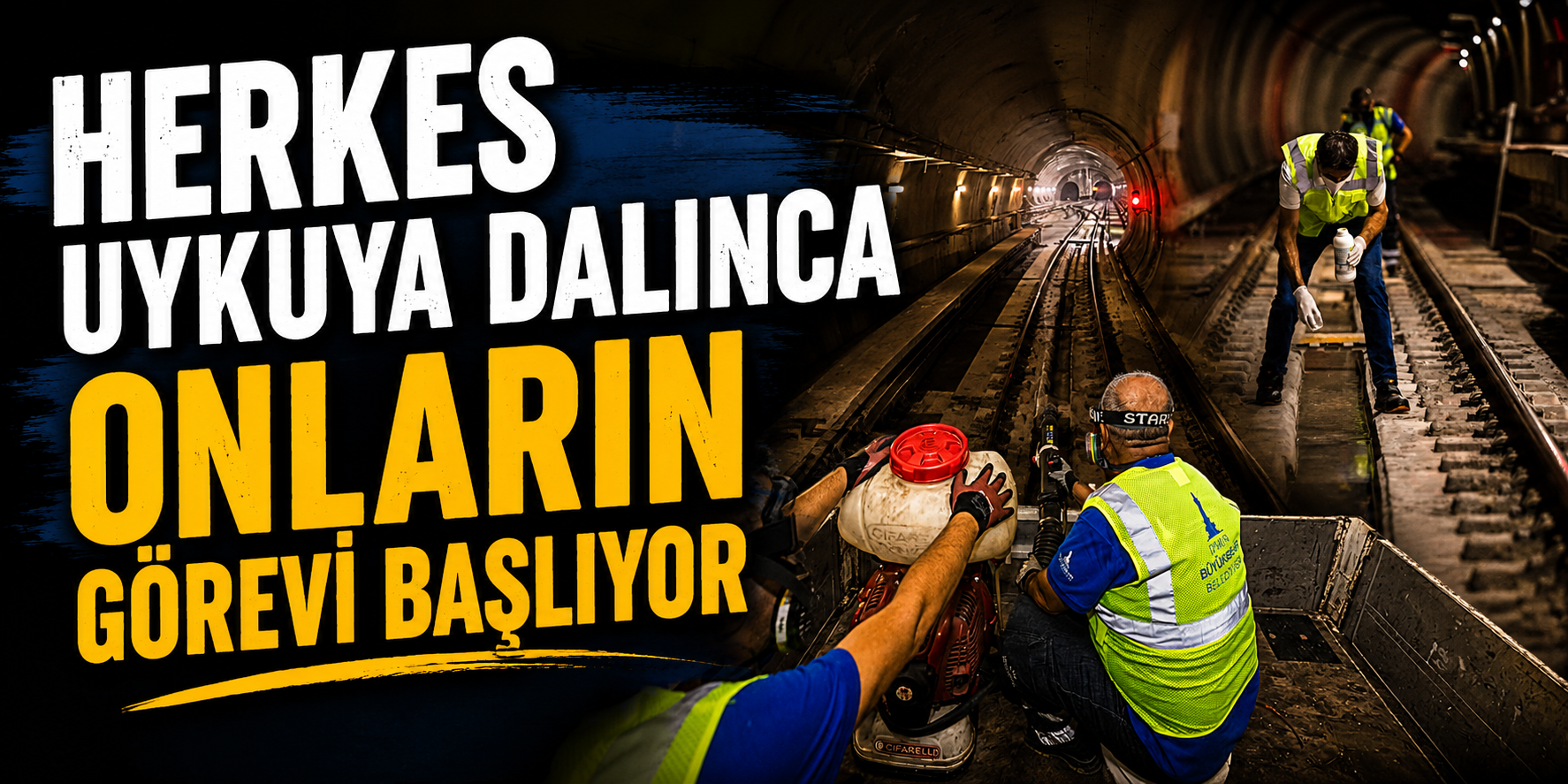 Herkes uykuya dalınca onların görevi başlıyor