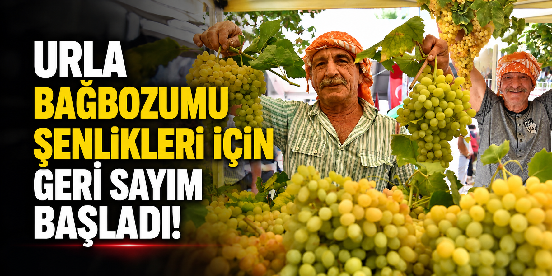 Urla Bağbozumu Şenlikleri için geri sayım başladı!