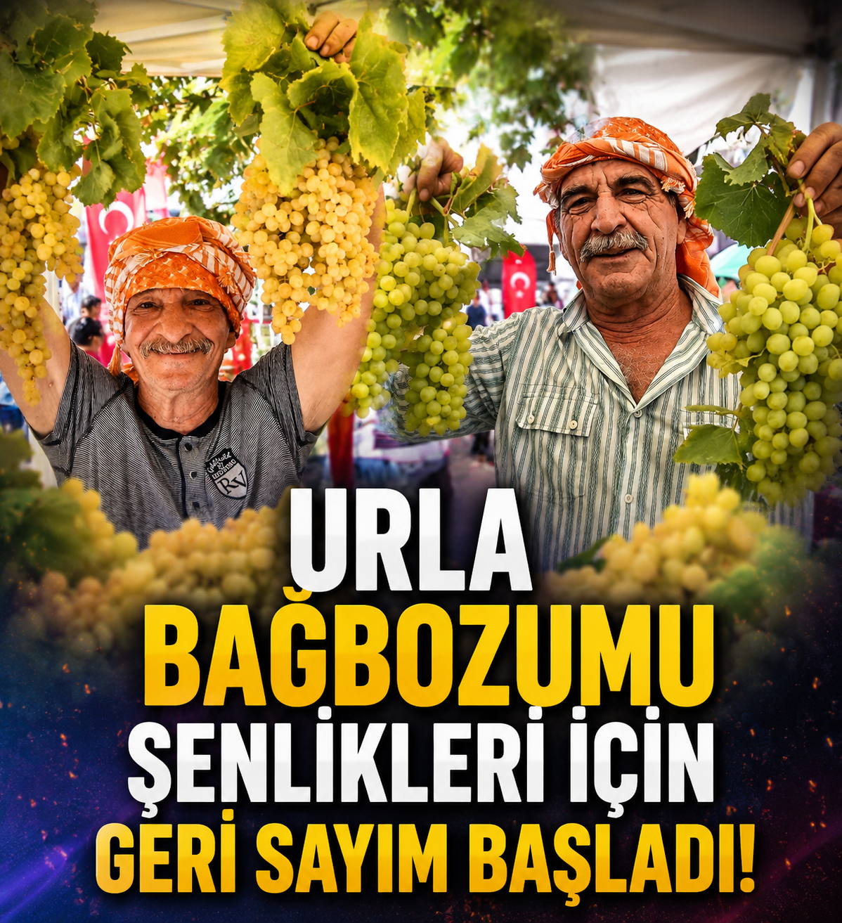 Urla Bağbozumu Şenlikleri için geri sayım başladı!