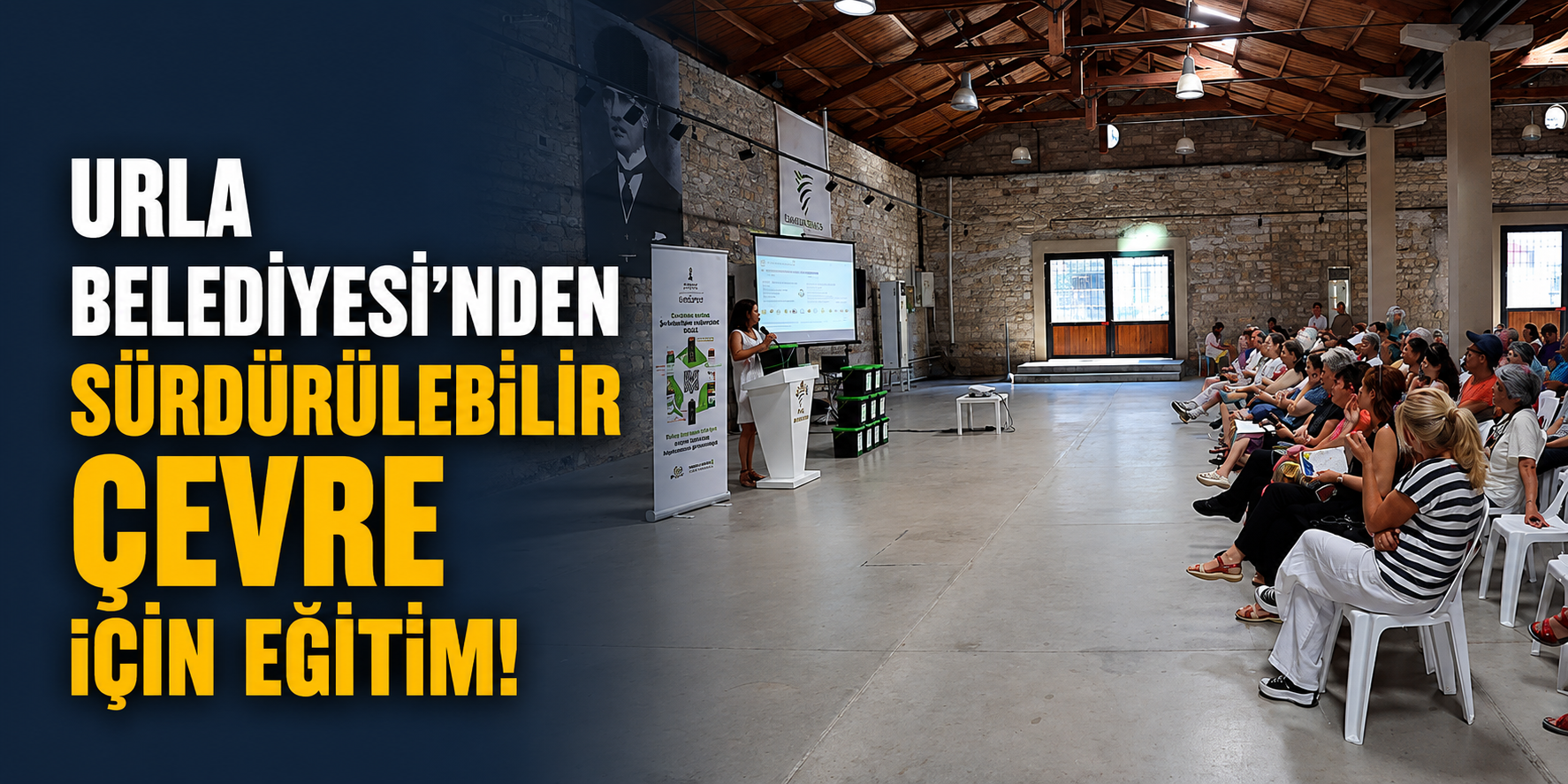 Urla Belediyesi’nden sürdürülebilir çevre için eğitim!