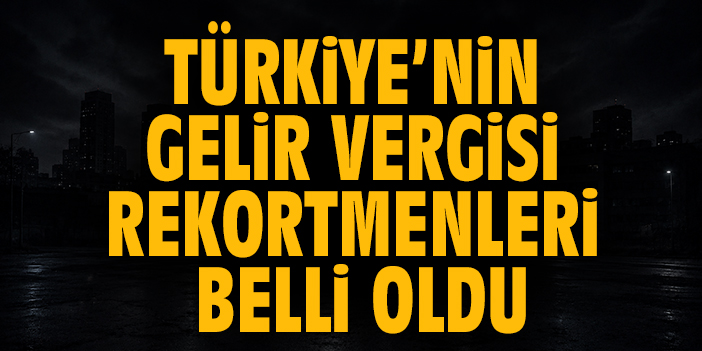 Türkiye’nin gelir vergisi rekortmenleri belli oldu: Zirvede Bayraktar kardeşler
