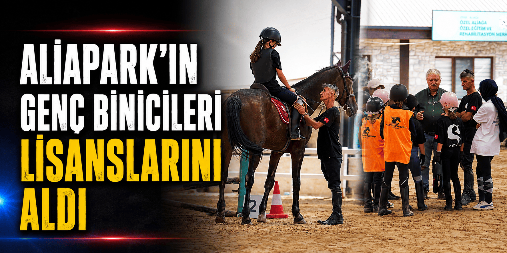 Aliapark’ın genç binicileri lisanslarını aldı